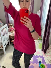 Oversize Tee Shirt Hipster Long-Tops Basic Harajuku Summer Korean Solid-Color Casual