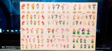 DECAL Slider-Flower Water-Sticker TULIP Nail-Art HOLLAND BEAUTY UPRETTEGO COLORFUL RA79-84