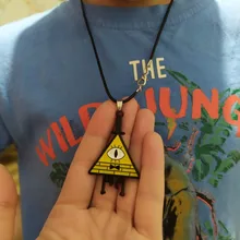 Dongsheng. Bill Cipher collar Boss colgante gargantilla de Cosplay collar hombres joyería de las mujeres-30