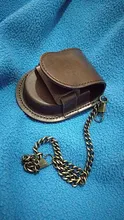 Funda trasera para Reloj clásico de bolsillo para hombre, estuche de almacenamiento, bolsita monedero, bolso con cadena