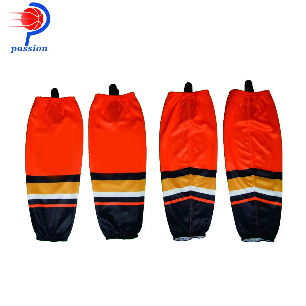 Custom Sublimation Kids Hockey Socks Moq 20 Pairs Sports Socks