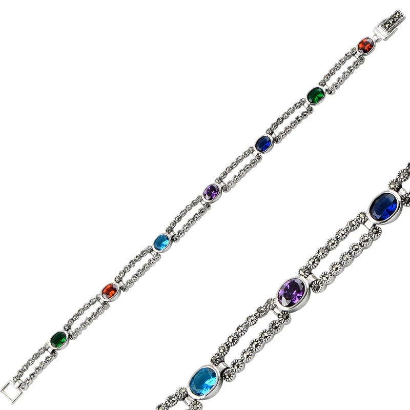 

Armagano Marcasite Cubic Zirconia bracelets Bangles