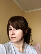 Halo Lady-Clip de belleza para mujer, cabello humano con explosión de flequillo, pieza central, pelo lacio brasileño no Remy para la pérdida de cabello