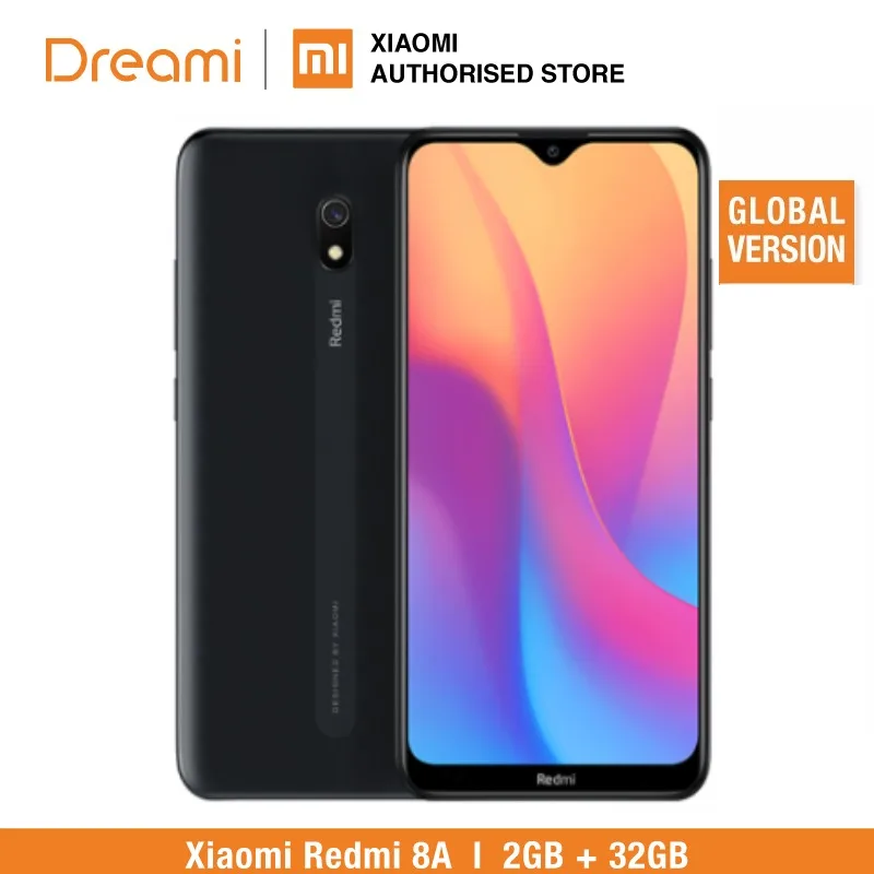 Глобальная версия Xiaomi Redmi 8A 32 ГБ rom 2 Гб ram(Последние поступления!) 8a 32 Гб - Цвет: Midnight Black 32GB