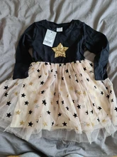 Vestidos de lentejuelas de estrellas para niña, vestido de princesa para niña, Vestidos de fiesta de manga larga para niña pequeña, ropa para niño