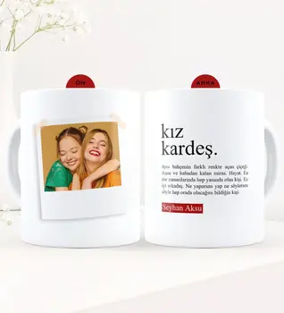 

Personalized Photo Sisters Meaning White Mug Cup-2