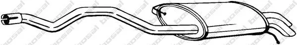 Глушитель Задний Bosal арт. 286-489