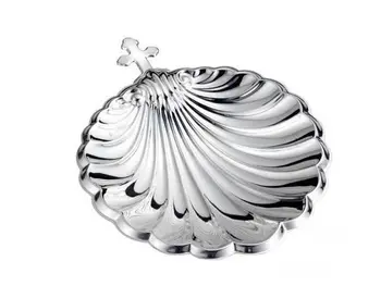 

Baptismal shell with cross in sterling silver Mark Pedro Duran