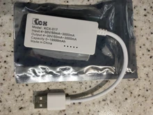 Amperímetro de cola blanca de KCX-017 con pantalla LCD, medidor de Monitor de capacidad de corriente de voltaje Mini USB, Detector de 3V-7V, medidor de corriente móvil