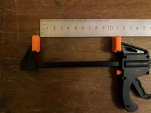 Abrazadera F para Barra de carpintería, herramienta de tornillo de mano, liberación rápida de trinquete, 4 pulgadas, 3/4/5 Uds.