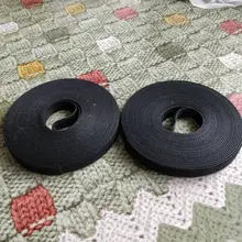 Cinta de cierre de velcro autoadhesivo, 1 Uds., 5M/rollo, 10mm, ganchos fuertes reutilizables, Lazos de Cable, cinta mágica, accesorios de bricolaje