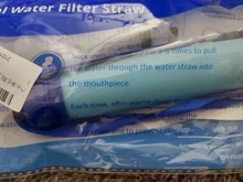 Purificador de agua para exteriores, para acampar, senderismo, supervivencia, portátil, filtro de agua