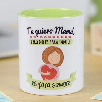 

The Mind is Wonderful-Cup mugs with sentence and drawing amusing (hasta el infinity and beyond...) Original Gift for MOM