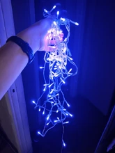 Lamps Led-String-Light Festoon Christmas-Decoration Outdoor Garland Holiday Party Waterproof