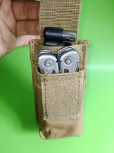 Táctico Molle M5 linterna bolsa CQC individual pistola revista antorcha funda, soporte al aire libre cuchillo de caza linterna y funda bolsa