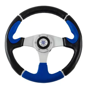 

Steering wheel Orion rim black blue, silver spokes D. 355mm vn960101-99