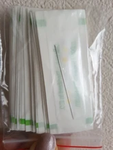 Agujas desechables esterilizadas para tatuaje profesional, 1RL, para máquina de lápiz para tatuaje de cejas, máquinas de maquillaje permanente, 0,35x50mm, 50 Uds.