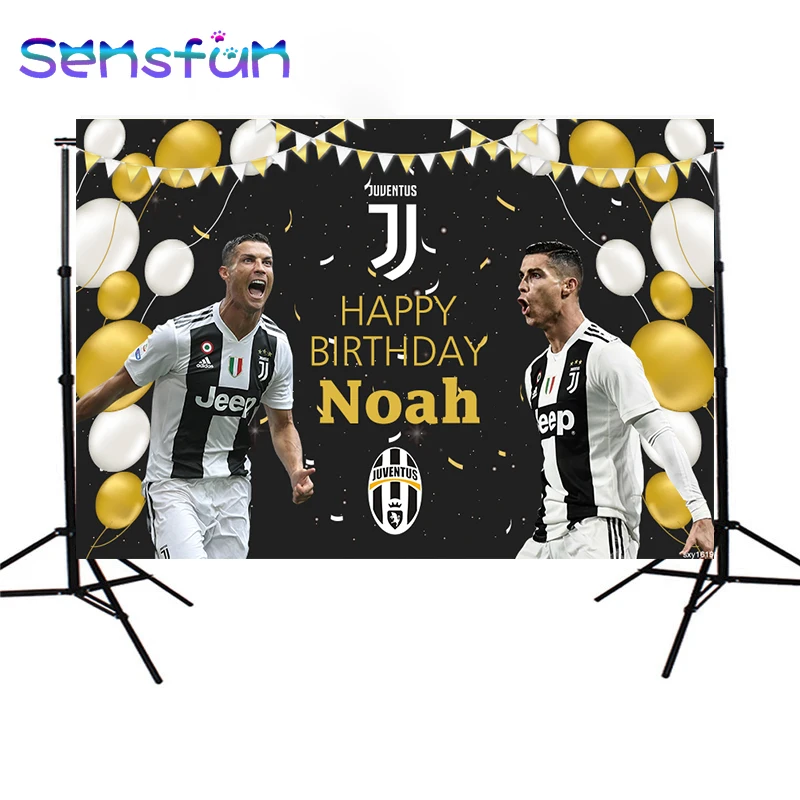 Sxy1619 виниловый CR7 футбол тема фон для фотосъемки на заказ Детская день рождения фоновая фотосъемка Фотофон 220x150 см