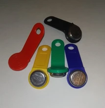 5 unids/lote regrabable RFID memoria táctil clave RW1990 iButton copia tarjeta Sauna clave