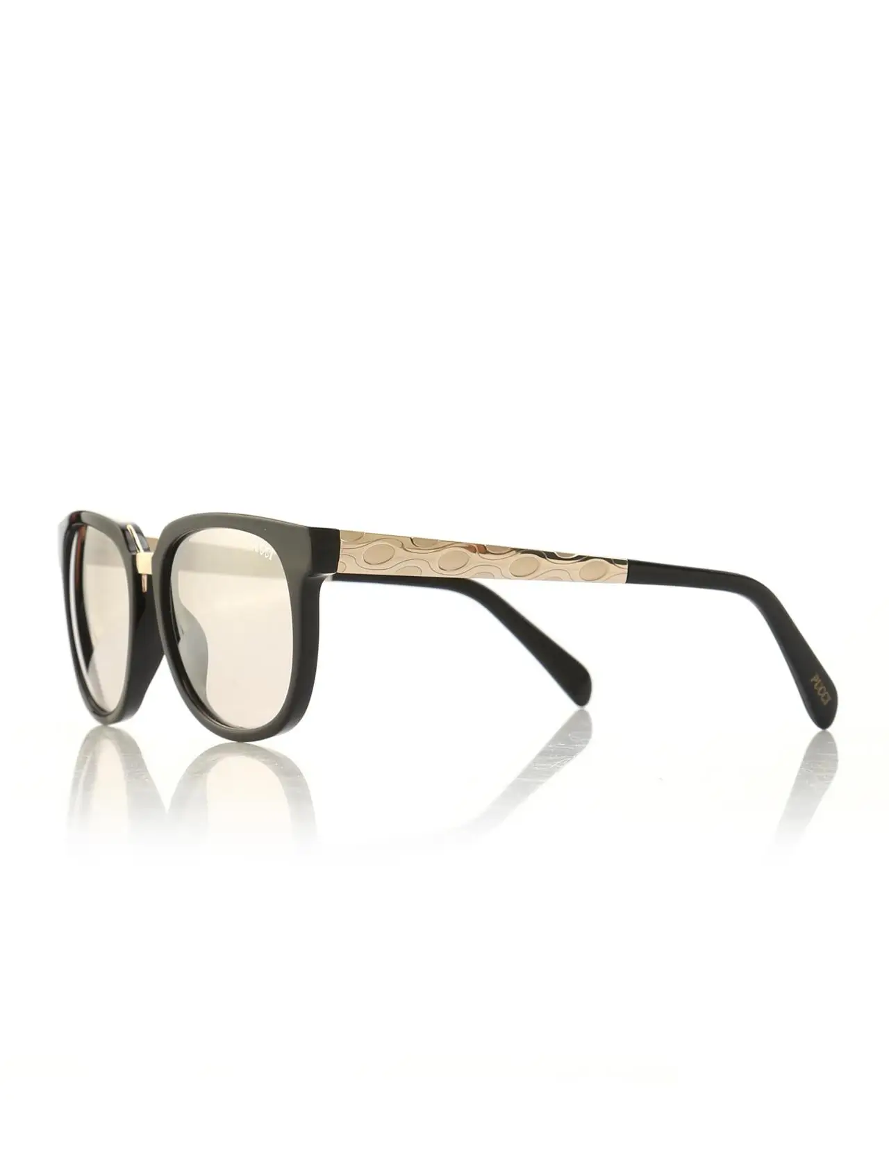 

Women's sunglasses ep 0001 01b 54 bone black organic rectangle rectangular 54-17-140 emilio pucci