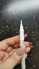 Juego de marcador de piel para tatuaje de cejas, accesorios de Microblading, rotulador de tatuaje, herramienta de maquillaje permanente, color blanco