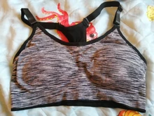 De las mujeres de los deportes sujetador de La Yoga transpirable Top de secado rápido a prueba de golpes a prueba Cruz Push Up fitness sujetador para actividad gimnasio corriendo sujetador