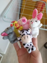 Plush-Doll Finger-Puppets Animals Hand-Cartoon Baby Theater Mini Children Educational