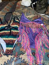 Conjunto de Bikini de estilo vendaje para mujer, ropa de baño Sexy con sujetador acolchado de realce, bañador de cintura alta con cordones, ropa de playa 2019