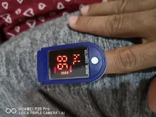 oximetro de dedo Oxímetro de pulso con huella dactilar, pantalla OLED, Clip para dedo, Monitor de sueño con frecuencia respiratoria HRV SpO2 PR PI para uso doméstico