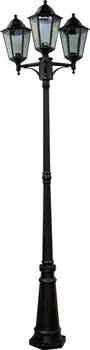 

Garden Park lamp Feron 6215 Pillar 3*100W E27 230V, black 11080