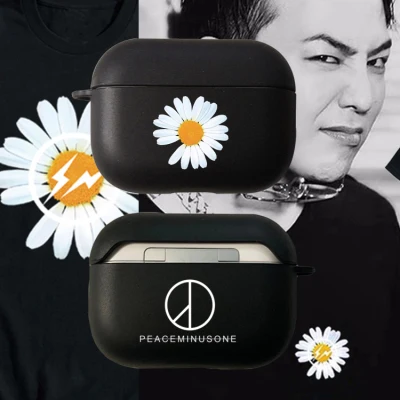 Custom Daisy Floral case for Airpods Pro with keychain Protective Customized Cute Case Personalized name G Dragon | Электроника