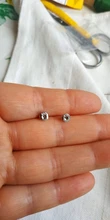 7KMOOR-pendientes de plata de ley con forma de Bola brillante, joyería coreana, cierre de tipo tuerca, 925