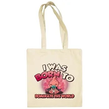 

Cloth bag I was born to dominate the world Baby Boo pink monster