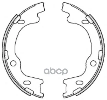 4699.00_[583501ha00]!Колодки Барабанные Ручника Hyundai I30, Kia Cee'D 1.4-2.0i/1.6-2.0crdi 07 Remsa 469900 Remsa арт. 469900