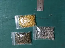 200 Uds bucles dobles 5/6/8/10/12 / 14mm anillos de salto abiertos conectores de Color oro plata DIY suministros de fabricación de joyas anillo dividido