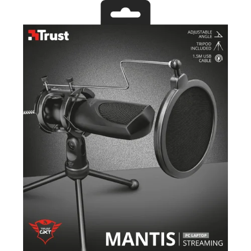 Игровой стрим микрофон 22656 Trust MANTIS GXT 232