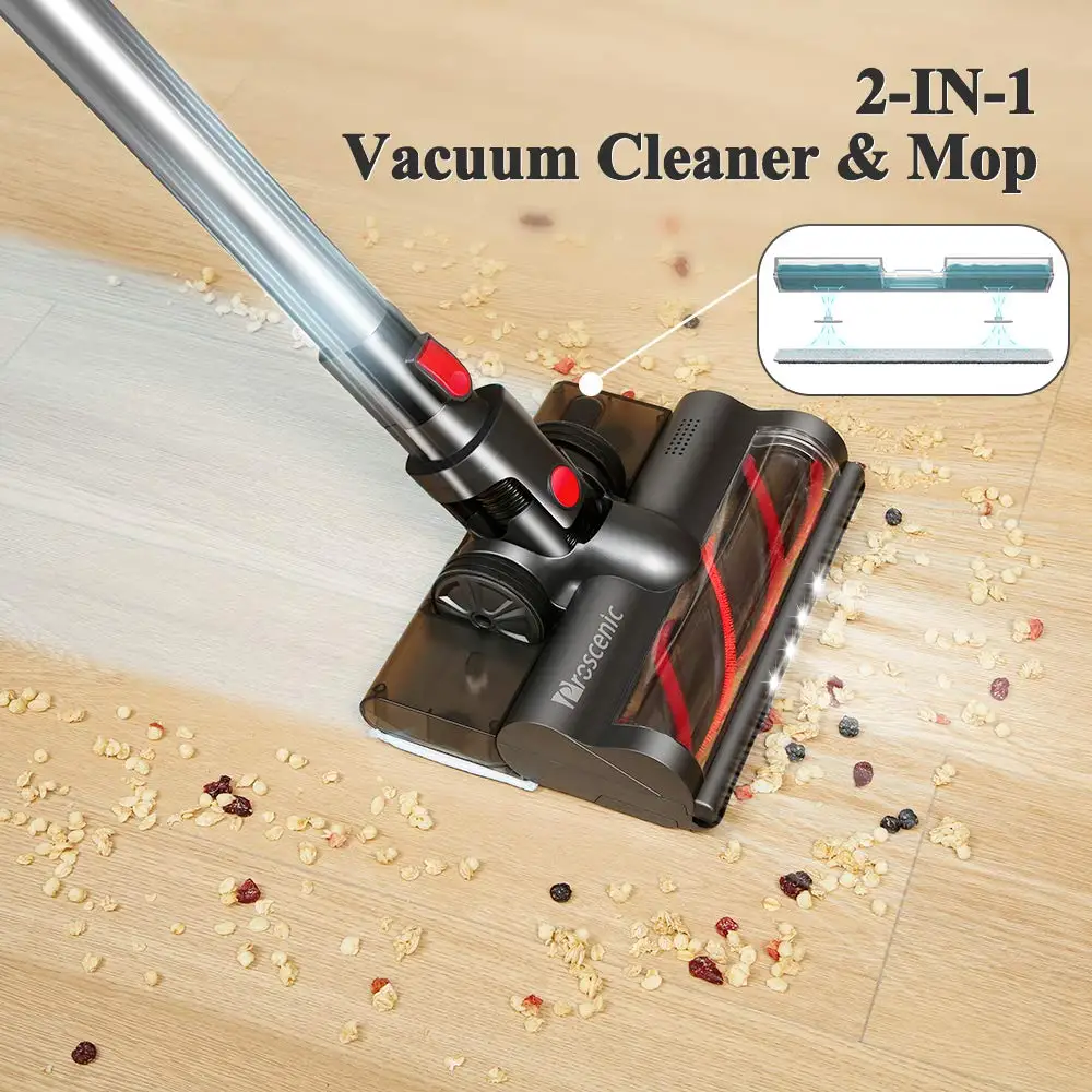 US $263.20 Proscenic P11 Handheld Wireless Auto Vacuum Cleaner Portable Rechargeable Home Handheld Mop Vacuum 3 Adjustable Suction Modes