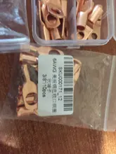 Juego de terminales de cobre de cable, conjunto surtido de anillos conectores soldados de auto para cableado desnudo rizado de batería para coche, 60/240/260 uds,