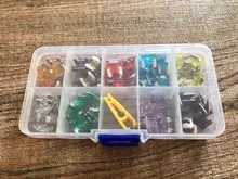 Car-Fuse Assortment Automotive Clip Blade-Type Small/medium with Box And 5-40A 32V 45/90PCS