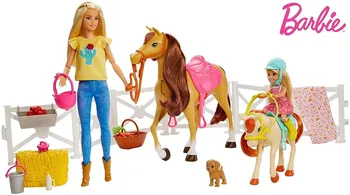 

Barbie dolls Barbie and Chelsea with horses and accessories, gift for girls and boys 3-9 years (Mattel FXH15)