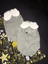 Calcetines con dibujos animados para bebé recién nacido, ala de Ángel, para niño y niña, calcetín náutico para niño, calcetines cortos de algodón para bebé