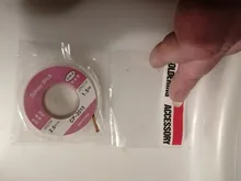 Mecha de soldadura de cobre, removedor de soldadura trenzada, 1,5 metros de largo, 2,0mm de ancho, accesorio de desoldar