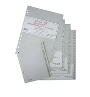 

Separator A4 with insert tabulators, plastic, 12 sections Gray