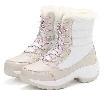 

YEELOCA Winter Shoes Woman Boots Platform Thick Fur Snow Boots Women Winter ISRA