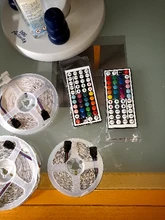 Tape Led Ribbon Strip-Light Christmas Waterproof Rgb Ir-Remote 5050 Rgbww with for 15M