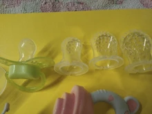 Chupete con mango de oso para bebé, alimentador de silicona de grado alimenticio PP, mordedor de tetina para entrenamiento de leche, fruta fresca, 1 Uds.