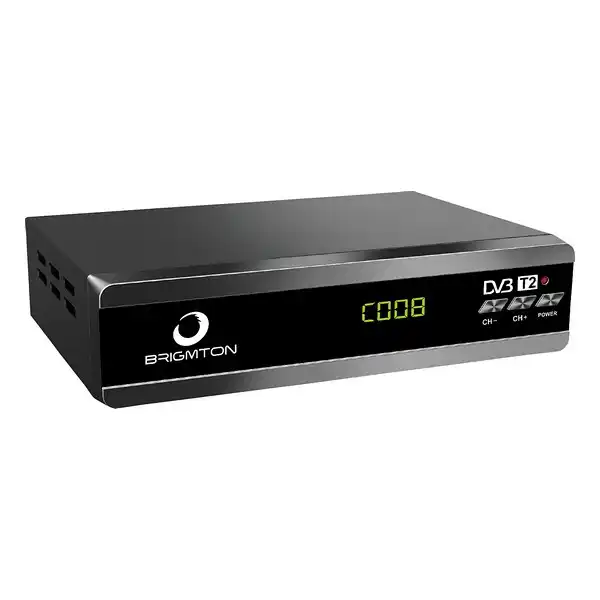 Тюнер TDT BRIGMTON BTDT2-919 HD DVBT2 черный Тюнер TDT BRIGMTON BTDT2-919 HD DVBT2 черный