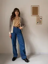 GIGOGOU solo Breasted V cuello mujeres botón árbol de Navidad negro suéter de punto Cardigan suelto de Jersey chaqueta abrigo