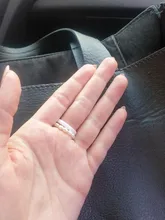 FFLACELL alta calidad Natural de agua dulce perla Multi-Cuentas anillo dedo joyería continuo círculo minimalista anillo de fiesta joyería