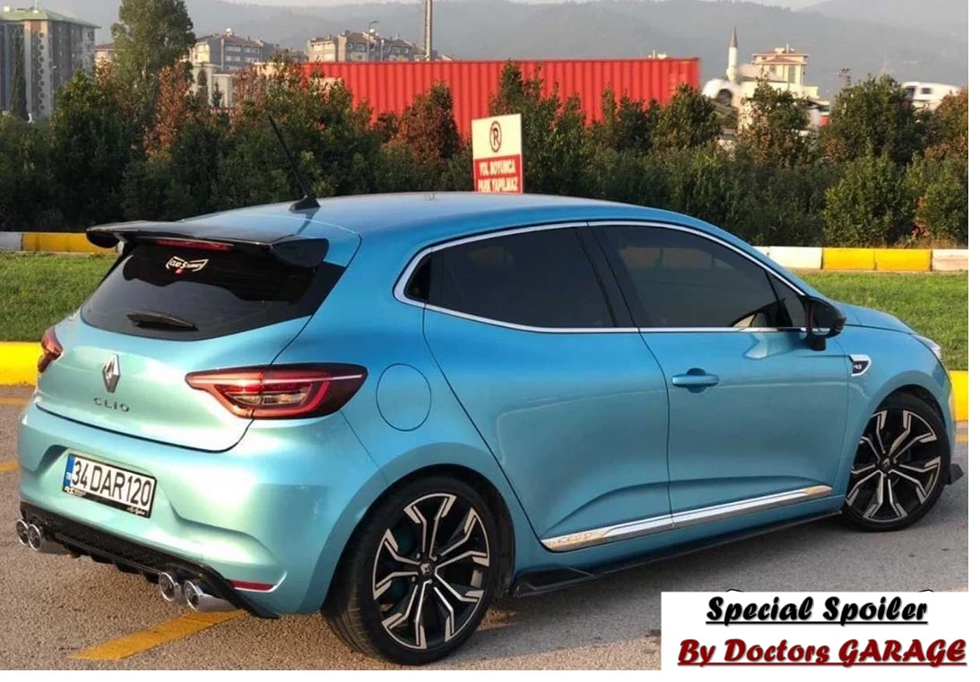 F r Renault Clio 5 Spezielle Desing Spoiler 2019 2020 Spoiler Faser 